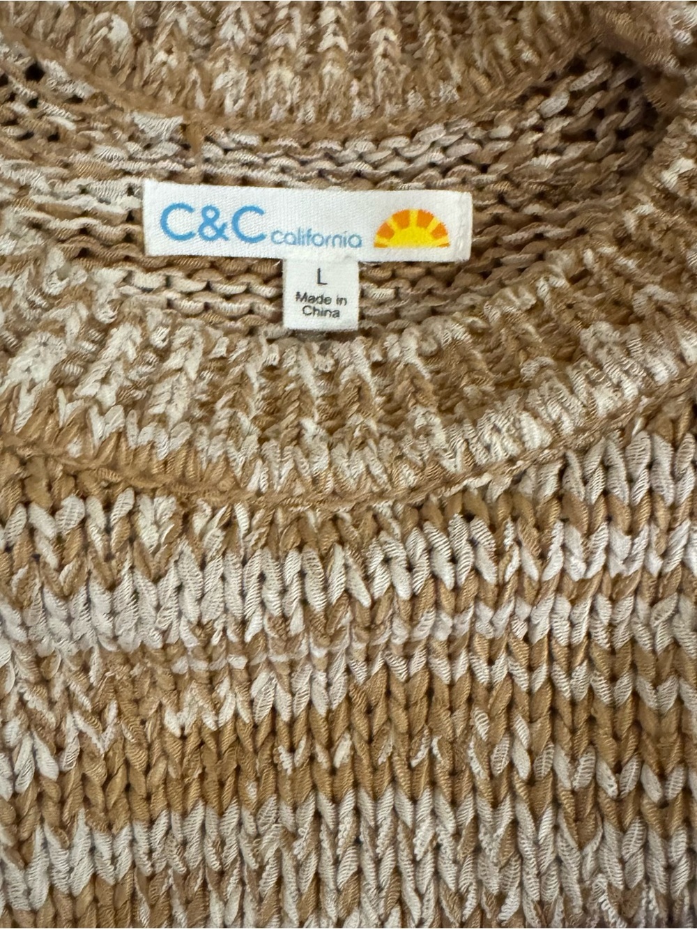 NWT large c&c California sweater - Picture 4 of 4